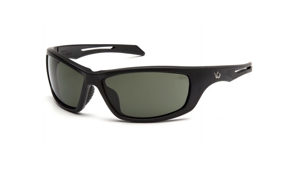 Venture Gear Tactical Howitzer Safety Glasses w/Forest Gray Anti-Fog, Black, Universal VGSB1322T