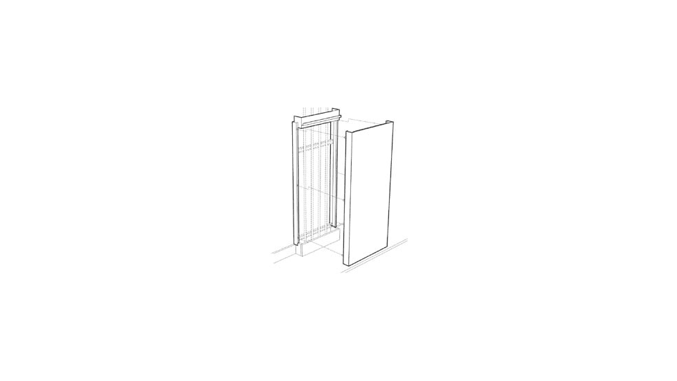 Vwr Acc Ver Pipe Encl 90X22X4 CFL-0193-65