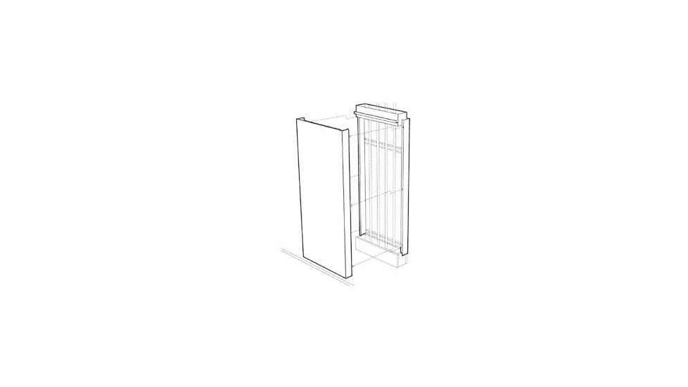 Vwr Acc Ver Pipe Encl 90X22X5 CFL-0193-66