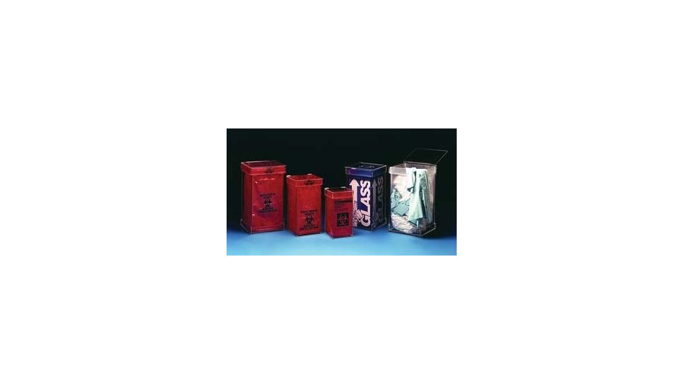 VWR Acrylic Waste Containers WC-100 Floor Models Large Waste Container