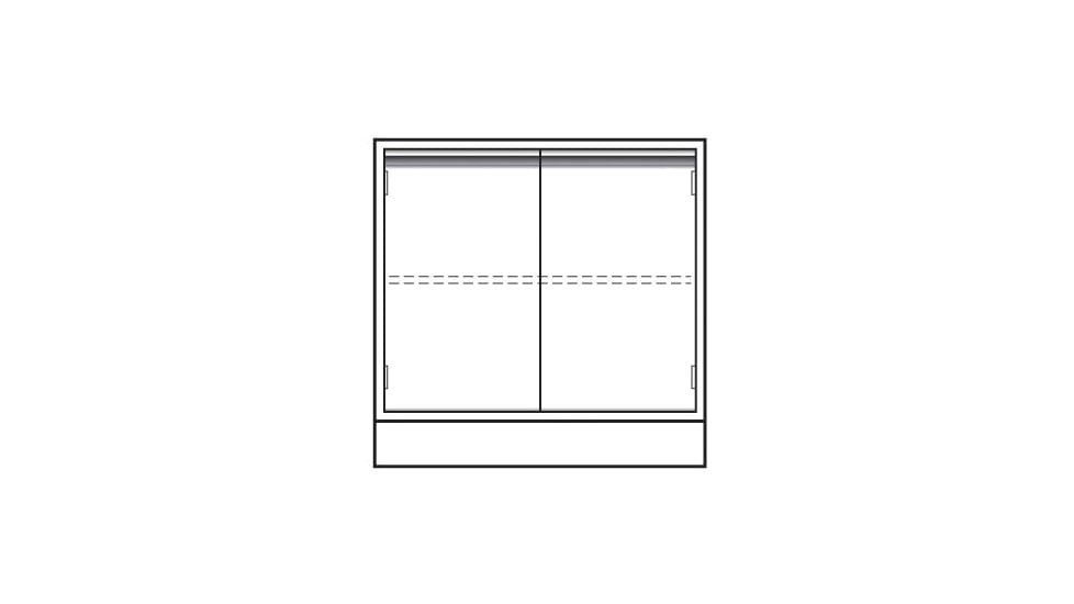 Vwr Base Unit 2DOOR 30X22X36 CFC-2035-12
