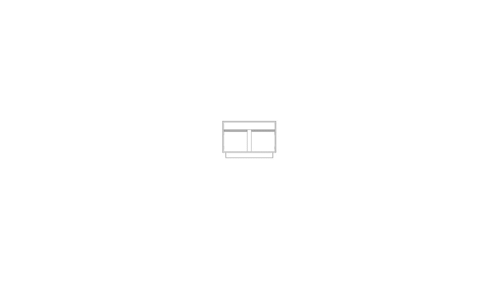Vwr Base Unit Snk 2DR 58X22X37 G04M3758-03