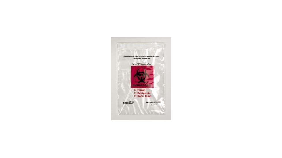 VWR Biohazard Specimen Bags 11215-684