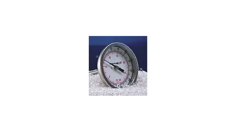 VWR Dual-Scale Bi-Metal Dial Thermometers 21630 106 Mm (43/16'') Stem Length