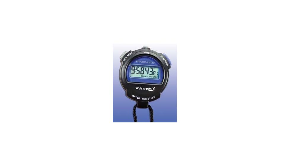 VWR Extra-Large LCD Digital Stopwatches 1034 Dual Display