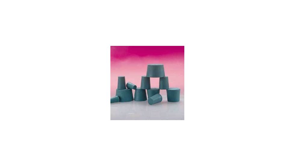 VWR Green Neoprene Stoppers, Solid 8--M350