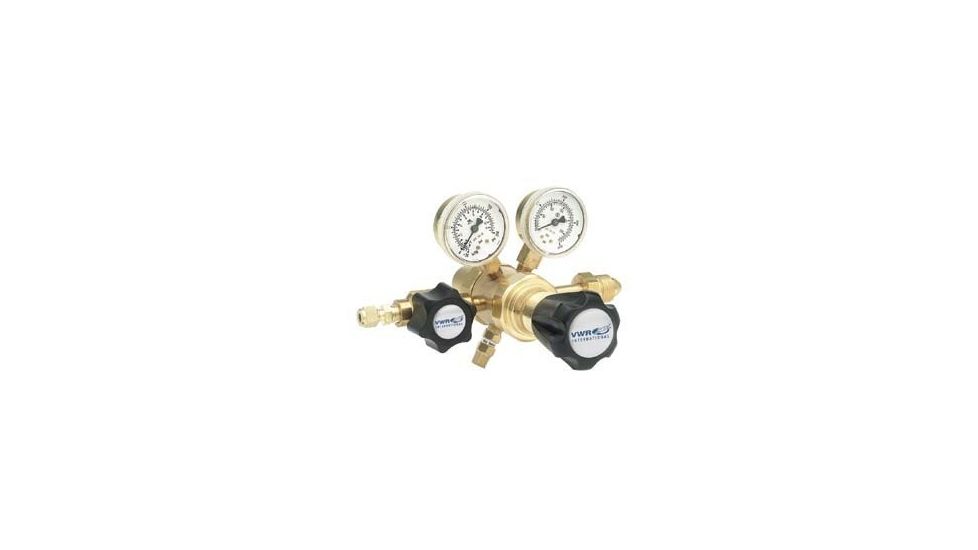VWR High-Purity Two-Stage Gas Regulators, Brass 3300756