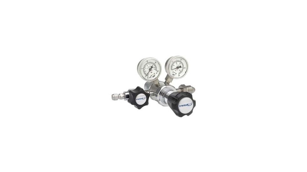 VWR High-Purity Two-Stage Gas Regulators, Stainless Steel 3300765