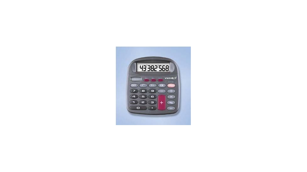 VWR Solar-Powered Desktop Calculators 6031 8-Digit Display