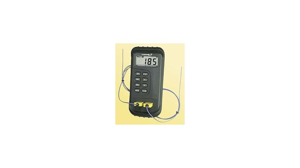 VWR Two-Channel Thermometer with Offsets 4135 Two-Channel Thermometer With Offsets