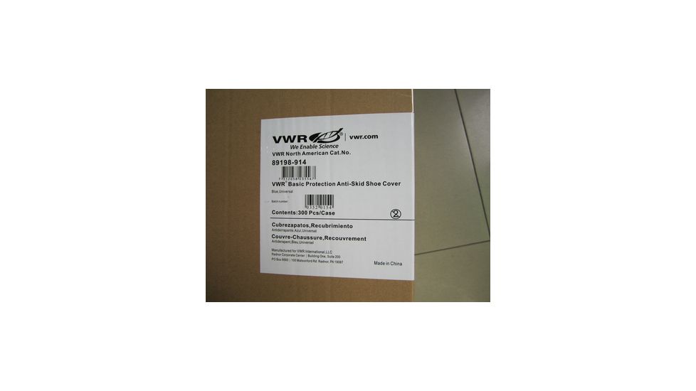 VWR Vwr Shcover Antskd Blu Cs300 89198-914, Unit CS