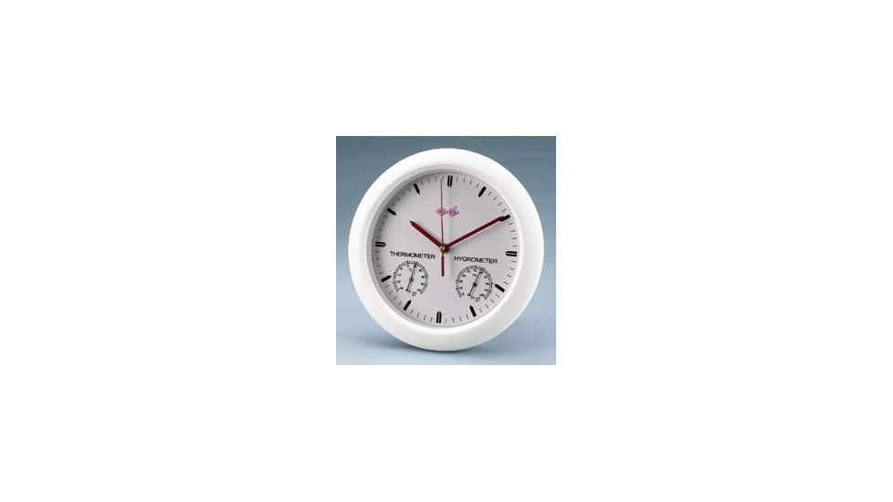 VWR Wall Clock with Hygrometer/Thermometer 245