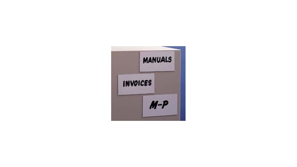 VWR Write-On/Wipe-Off Magnetic Shelf Label Rolls, Each, MX-300