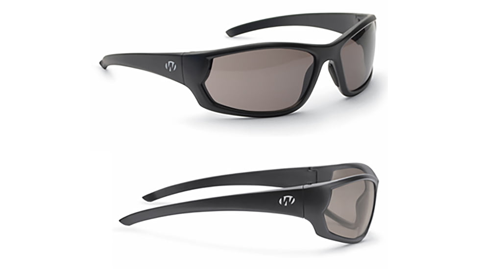 Walkers IKON Carbine Glasses, Black Frame, Smoke Gray Lenses, GWP-IKNFF1-SMK