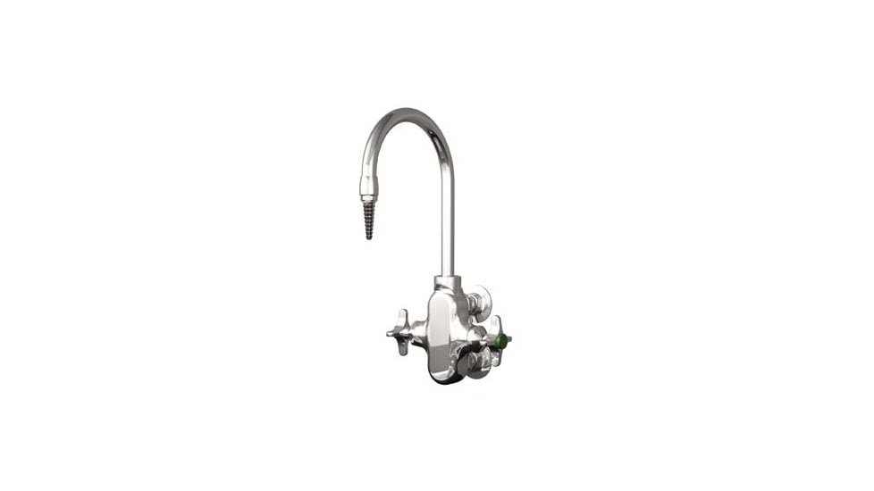 Watersaver Faucet Curb Mnt Mixing 8'' Swing Gn L212-8WS