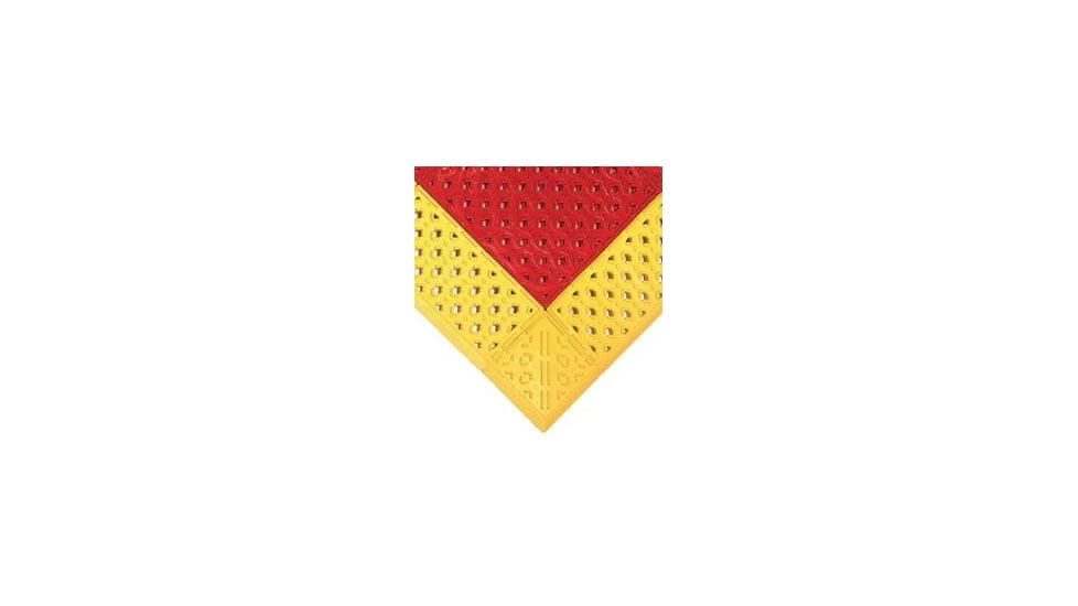 Wearwell Mat Emerg Show 30X36IN GRN/YEL 465.78x30x36GY