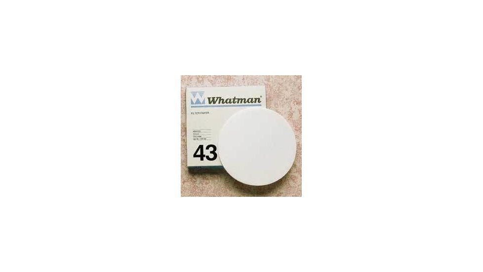 Whatman Grade No. 43 Quantitative Filter Paper, Ashless, Whatman 1443-185