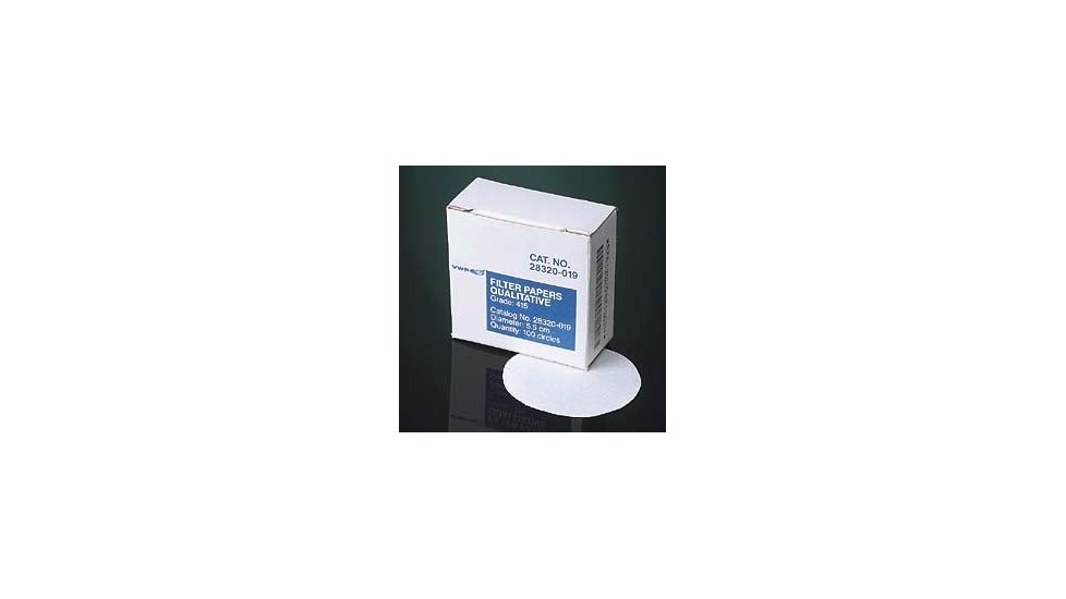 VWR Grade 415 Filter Paper, Pack of 100, Qualitative, Crepe, 28320-041