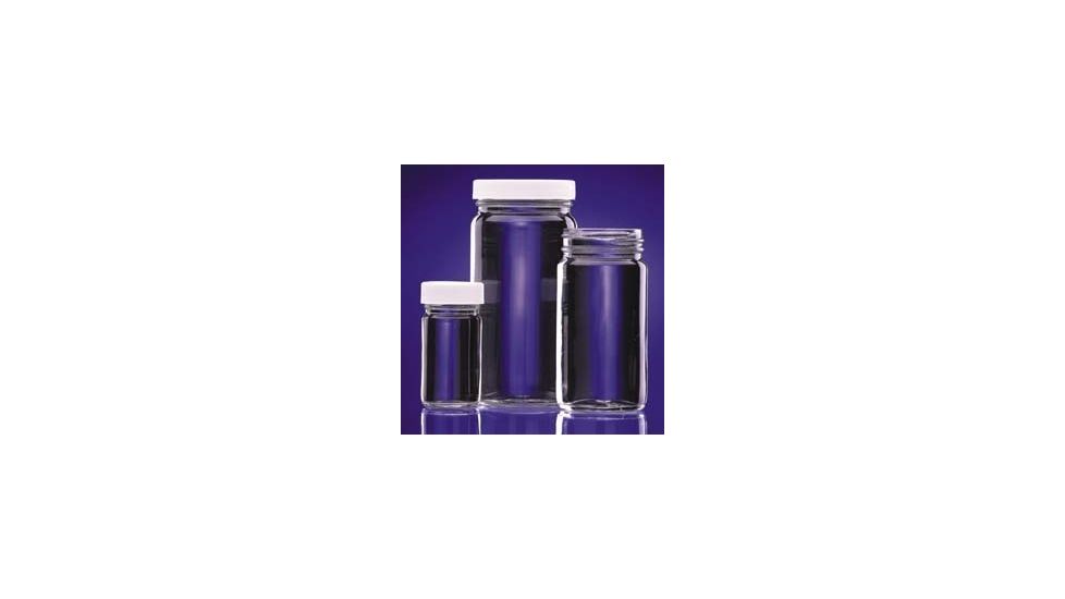 Wheaton AC Round Bottles, Wheaton W216995 White Polypropylene Cap With Polyvinyl Liner, Convenience Packed