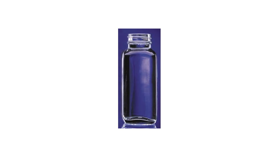 Wheaton BTL,FR SQ,W/BLK Cap CS24 4OZ W216886