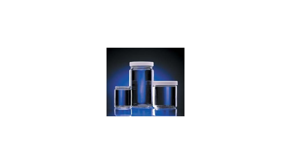 Wheaton Jar Clr W/WHT Pp Cap CS24 2OZ W216903