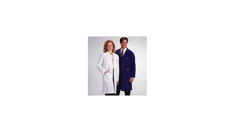 White Swan Unisex Polyester/Cotton Lab Coats, White Swan-Meta 6116-11-S