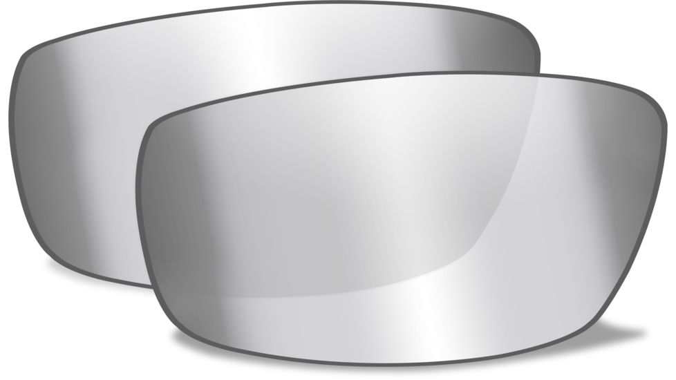 Wiley X AirRage Replacement Parts - Polarized Silver Flash w/ Smoke Grey Tint Lens (LENS ONLY) 697P