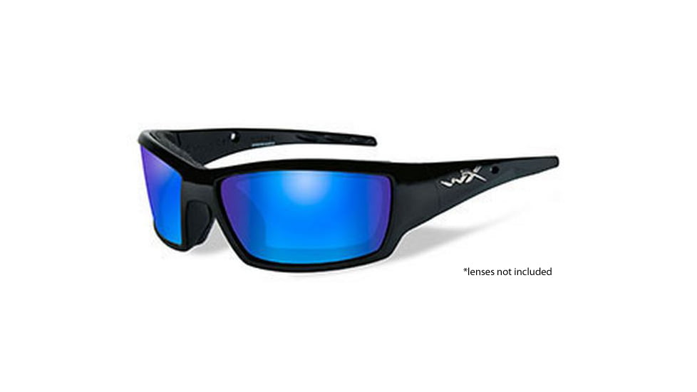 Wiley X Climate Control Series Tide Sunglasses,Gloss Black Frame,No Lens CCTID09F