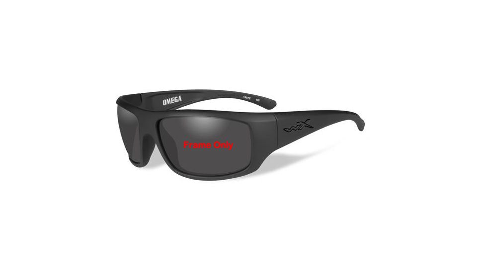 Wiley X Omega Sunglass Frame,Matte Black ACOME07F