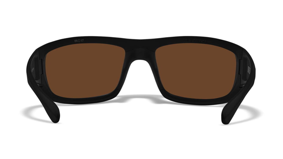Wiley X WX Omega Sunglasses, Matte Black Frame, Captivate Polarized Green Mirror Lens, ACOME22