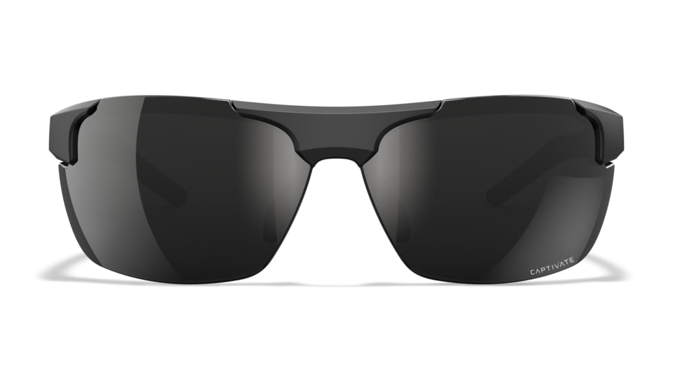 Wiley X WX Prime Sunglasses, Matte Black Frame, Prime Captivate Pol Black Mirror Lens, ACPRM05