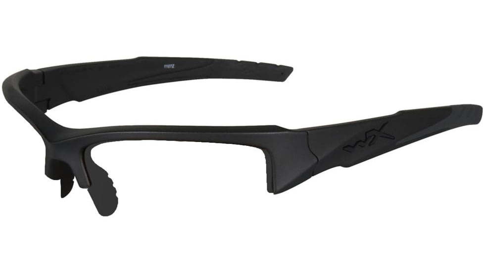 Wiley X WX Valor Replacement Parts - Black Ops Matte Black Frame Only w/accessories, No Lens, CHVAL01F
