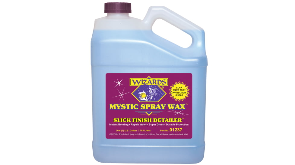 Wizards Mystic Spray Wax Slick Finish Detailer, 1 Gallon, 1237