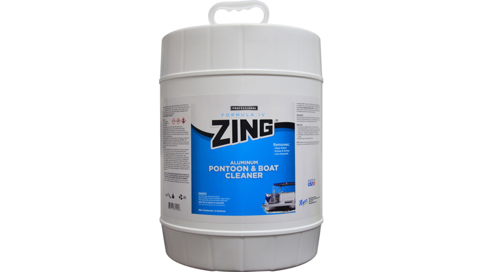 ZING Formula IV Aluminum Pontoon And Boat Cleaner, 5 Gallon, 10013